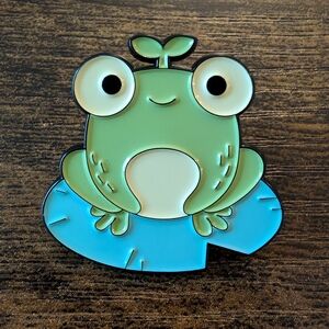 Cute Frog Enamel Pin